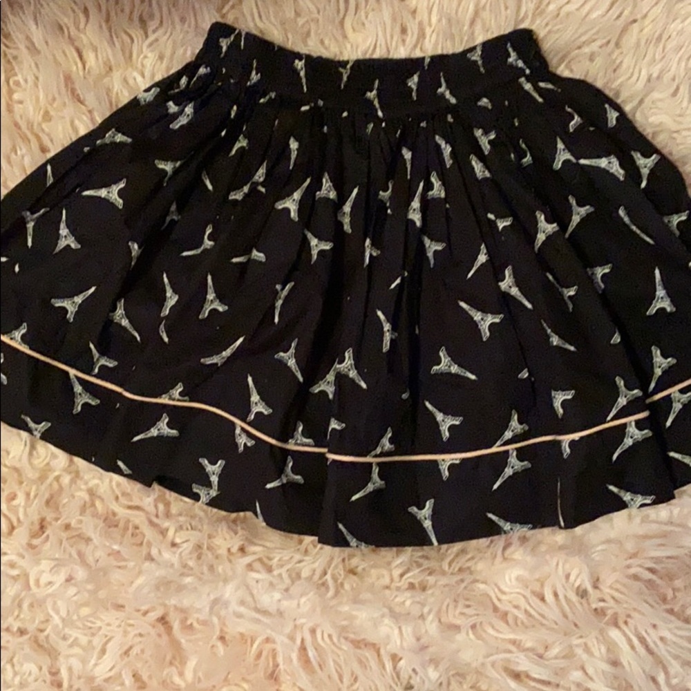 Eifel tower print skirt for girls